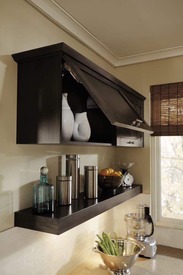 Wall Lift-Up Cabinet door style in Lift-up door by Kitchen Craft