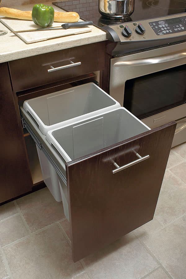 Slide-Out Waste Center door style in Waste & recycling by Kitchen Craft