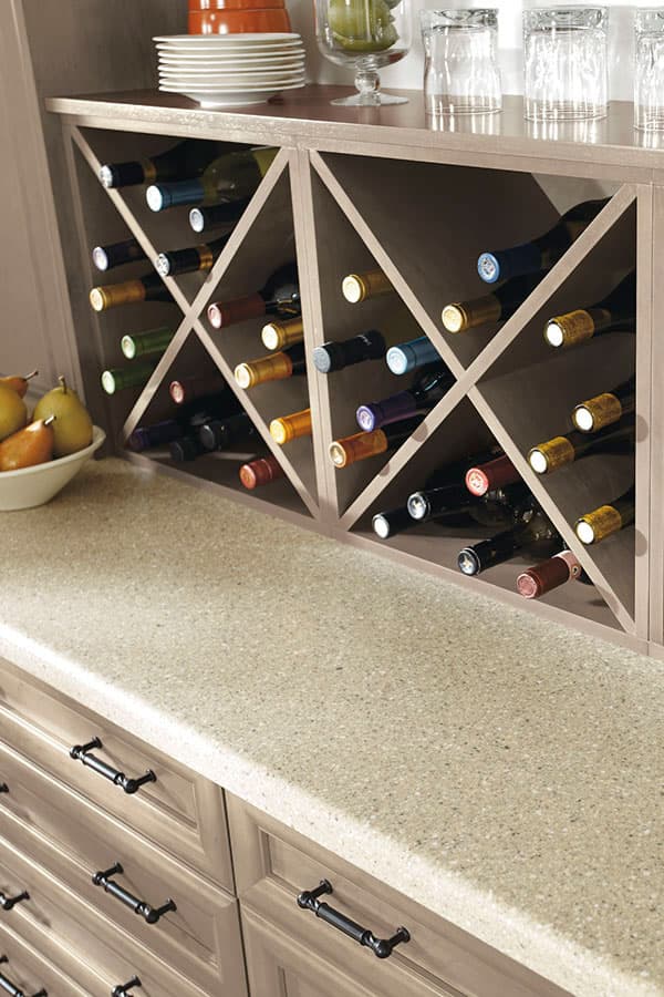 Wall Wine Storage door style in Wine storage by Kitchen Craft